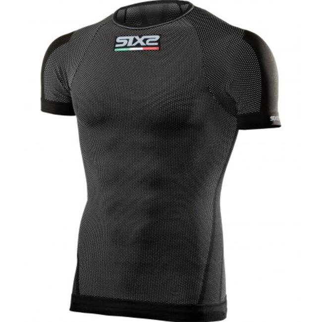 Six2 Maglia Termica Moto Black Carbon Unisex